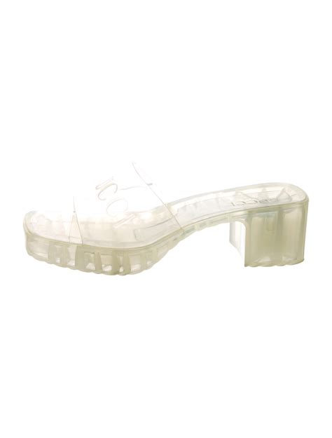 gucci clear rubber slides|are gucci rubber slides comfortable.